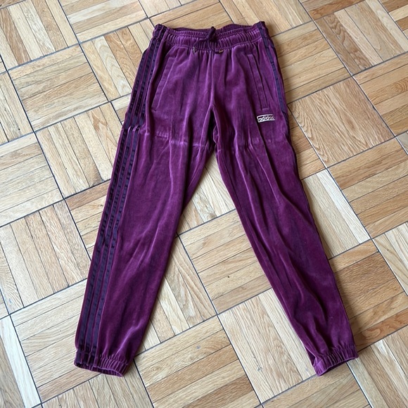 adidas Other Mens Adidas Velour Tracksuit Poshmark